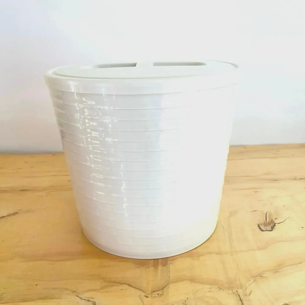 Vtg Ice Bucket Longaberger Insulated 40772 Basket Cream Canister